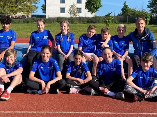 Leichtathleten der GSS mit 2. Platz beim Kreisentscheid JTFO – WK IV