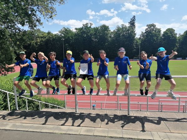 Platz 4 für Assenheimer Kids  beim Grundschulentscheid Leichtathletik 
